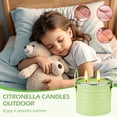 thumbnail image 5 of Giphtpoeet Citronella Candles Outdoor 2 Pack 2 Wick Soy Wax Lemongrass Scented Candles Tin Container for Patio Garden Balcony Backyard Camping, 5 of 7