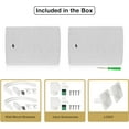 thumbnail image 5 of Sound Town Pair of 8" Weather-Resistant Surface-Mount Speaker, Indoor/Outdoor, 70V/100V/8ohm, for Home & Commercial Installation, White (TARVOS-8W-PAIR), 5 of 8