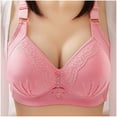 thumbnail image 4 of KIHOUT Women's Thin Large Size Breathable Gathered Underwear Women's Non-steel Bra Daily Bra, 4 of 4