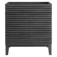 thumbnail image 2 of Modway 30-inch Bathroom Vanity Cabinet with 2 Doors, Charcoal, 2 of 8