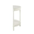 thumbnail image 6 of Simplify Half Round Wood Accent Table, Satin White Finish, 6 of 6