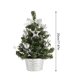 thumbnail image 5 of Matsuzay Pino de Navidad de 20cm, árbol Artificial pequeño, decoración de Navidad falsa, accesorio DIY, atmósfera de Año Nuevo, adorno para centro Kits de decoración para fiestas plata Matsuzay HA008880-04, 5 of 6