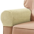 thumbnail image 4 of Cheers US 2Pcs Stretch Armrest Covers Spandex Arm Covers Anti-Slip Spandex Recliner Armchair Couch Armrest Protector for Chairs Couch Sofa Armchair Slipcovers for Recliner Sofa, 4 of 7