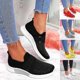 thumbnail image 2 of Zapatos sin cordones con suela ortopédica Zapatillas de deporte de moda para mujer Zapatillas de deporte para mujer Zapatos para caminarblack-35/39 / Pink kaili Sencillez, 2 of 4