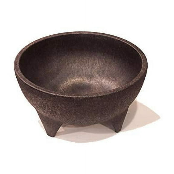 HS, Inc. - 224 oz. Charcoal Plastic "Grandote" Molcajete, 1 Each
