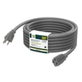 thumbnail image 1 of Cable de extensión para exteriores EP SJTW 16/3 de 75 pies con enchufe UL de 3 clavijas, 1 of 7