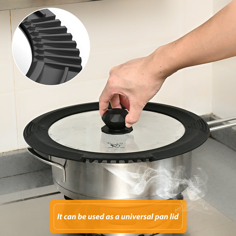 Universal Lid With Tempered Glass Cover, Suitable For Pots And