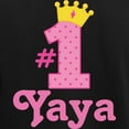 thumbnail image 3 of CafePress - Yaya (Number One) Women's Dark Pajamas - Women's Short Sleeve Print T-Shirt and Pants Dark Cotton Pajama Set, 3 of 7