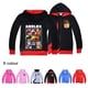 thumbnail image 2 of ROBLOX-Sudadera con capucha y cremallera para niños y niñas, abrigo colorido con estampado de dibujos animados, ropa de moda, 2 of 3