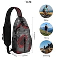 thumbnail image 5 of Floral Crossbody Sling Backpack for Womens Causal Sling Bag with Adjustable Shoulder Straps for Travel Hiking Chest Bag Daypack Anti-theft Purse, 5 of 6