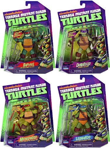 teenage mutant ninja turtles action figures set