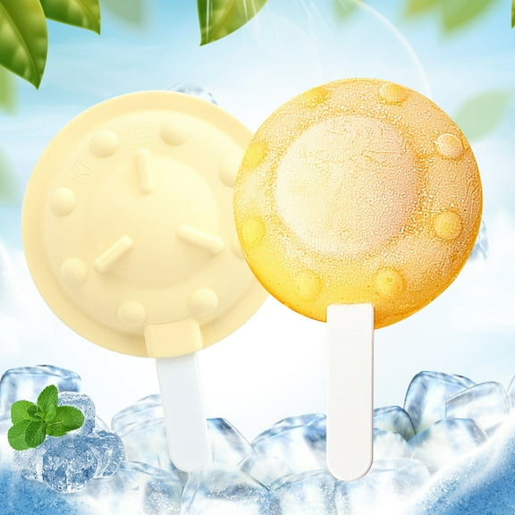 WKSCLPAI Lollipop Ice Pop Molds,BPA-Free Homemade Popsicle Molds,Food-Grade Silicone Ice Pop Cream Molds,DIY Ice Pop Mold for Kids Adult Teens