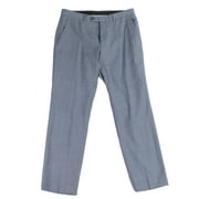 Michael Kors Men's Classic Fit Airsoft Stretch Windowpane Suit Pants Blue Size 34X30