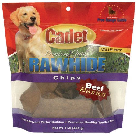 UPC: 0768303100628 | IMS Trading 10062-16 Beef Rawhide Chips for Dogs