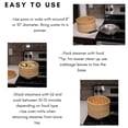 thumbnail image 4 of BirdRock Home 10" Bamboo Steamer, 4 of 7