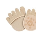 thumbnail image 3 of Milaget Toe Topper Socks Separated Cover Women Five Finger Half Beige full Toe, 3 of 3