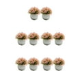thumbnail image 2 of Guardoinrt 2piece Potted Simulation Plants Adding Beauty And Style To Any Setting Durable Pot Bonsai Ornament pink 5Set, 2 of 6