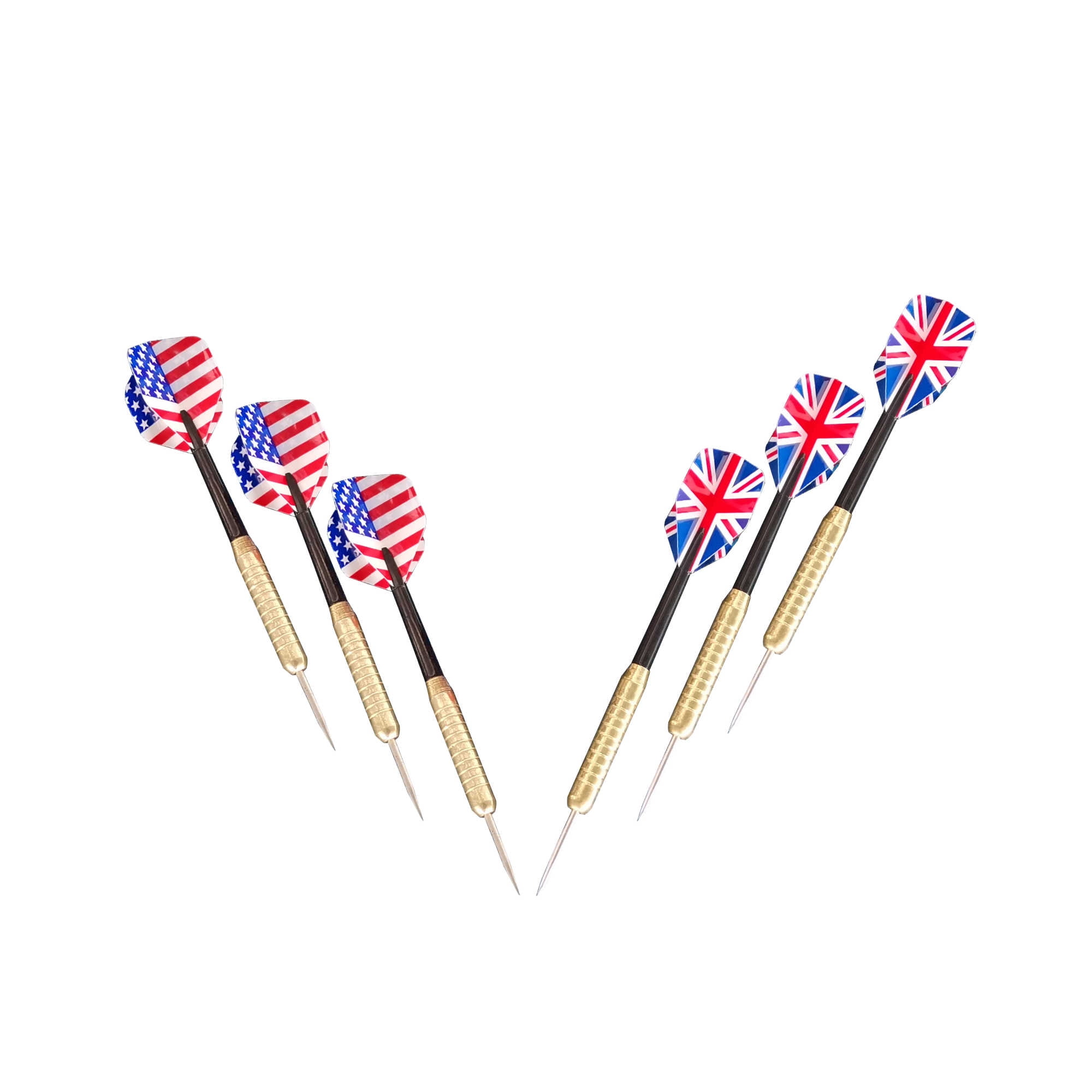 Hathaway Farmington Bristle Dartboard and Cabinet Set - Walnut Finish