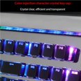 thumbnail image 1 of pitrice Transparent Crystal Keycap Two-color Injection Keycap Character Light Key Cap Personalized Keycap Real Mechanical Keyboard Keycap, 1 of 8
