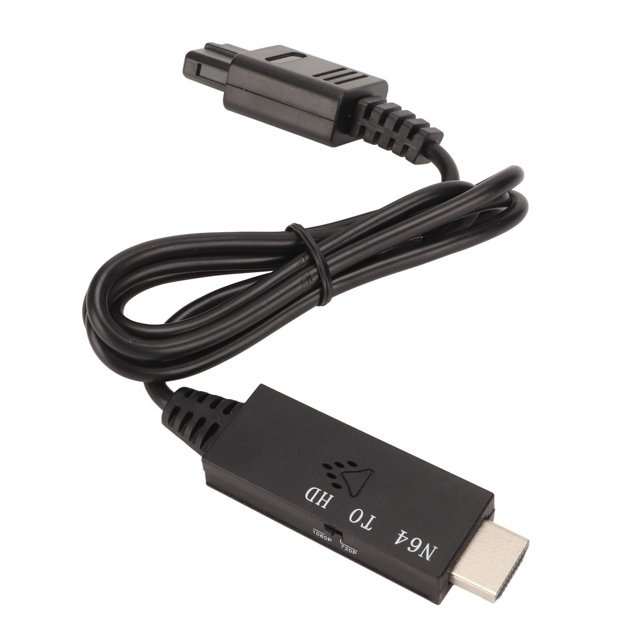 Game To HD Multimedia Interface Converter, Stable Signal Plug And Play High Accuracy Black HD Video Adapter For Monitor For Moniter