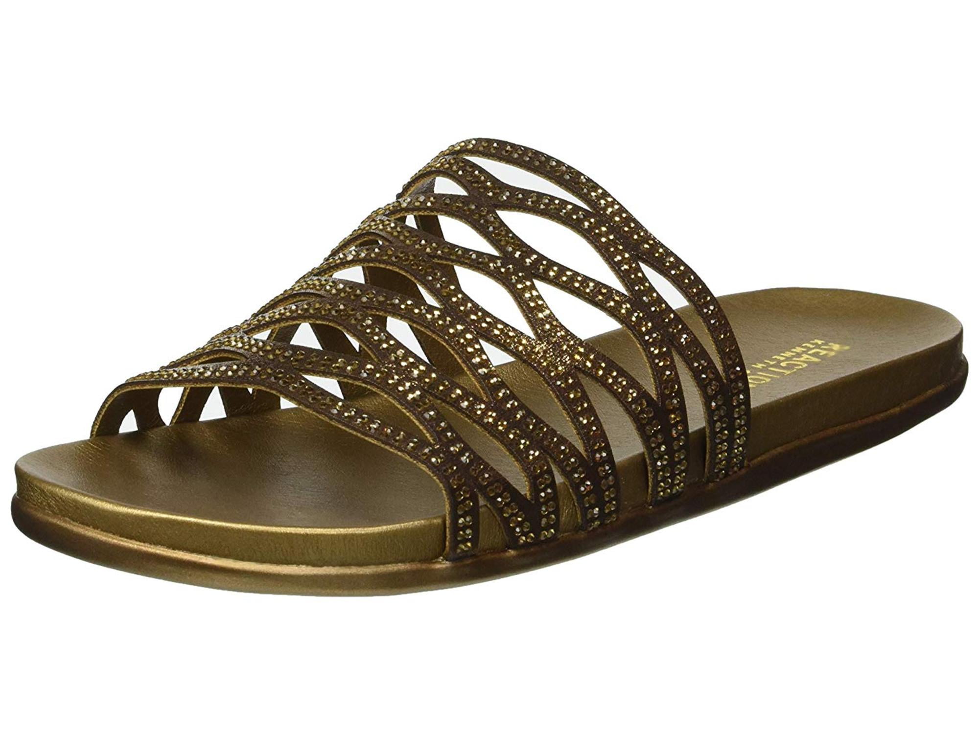 Cole Reaction Womens Slim Slide Fabric Open Toe Casual Slide