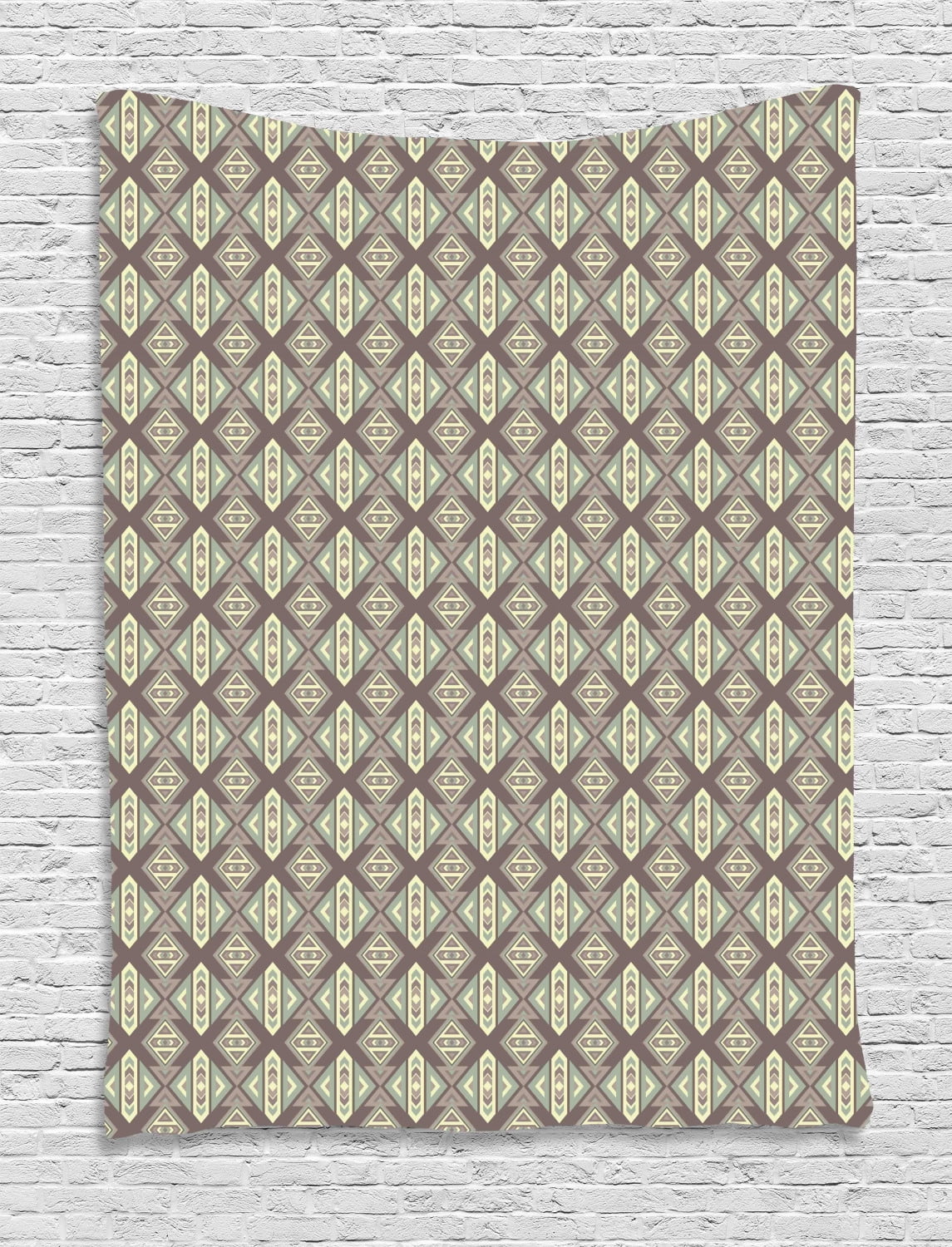 Boho Tapestry, Geometric Pattern, Wall Hanging for Bedroom Living Room