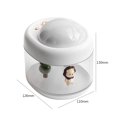 thumbnail image 3 of Humidificador de aire para decoración del hogar, generador de niebla para dormitorio, habitación de niños (león blanco), 3 of 8
