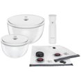 thumbnail image 1 of ZWILLING Fresh & Save BOWLS Glass / M/L Vacuum Starter Set, 9 Piece, 1 of 11