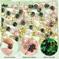 thumbnail image 4 of 1 Set DIY Luminous Handmade Gold Sand Lampwork Beads CCB Plastic Beads Iron Rhinestone Spacer Beads Findinfs Kits Mixed Color 4.5~8x2~3mm Hole: 1.5mm, 4 of 6