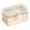 Light beige, variant on Charcrocsm Large Caboodle Box for Arts and Crafts, 3 Tier Plastic Tool Storage Box with Dividers, 11x6.1 Inch Craft Tackle Box for Hardware, Sewing, and Beading
