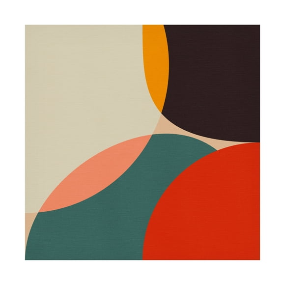 Trademark Fine Art Ana Rut Bre Bauhaus Modern Bold 4 Canvas Wall Art