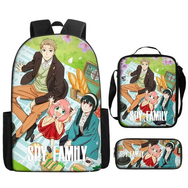 Spy Pretend Children'S School Bag Cute Cartoon Backpack Kindergarten Backpack Shoulder Bag Pencil Case