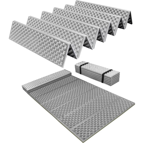 YR Foam Lightweight Sleeping Pad, Foldable Camping and Backpacking Mats, 71"x23.5" Gray
