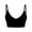 Black, variant on Prolriy Sport Bras for Women, Women's Solid Color Back Sports Bra Absorbing Gathering Sports Bra Womens Bras Coffee S