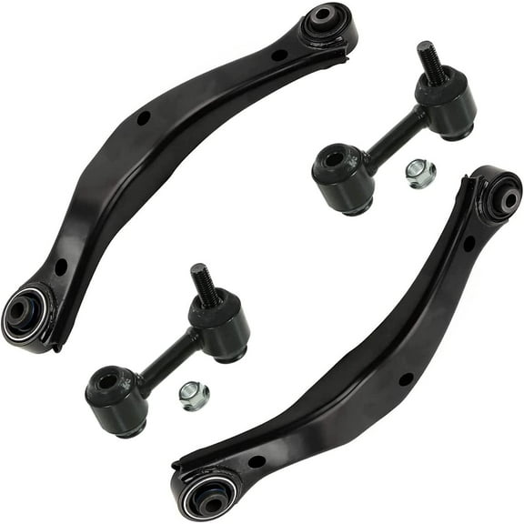 Detroit Axle - Rear Upper Control Arms Sway Bar Links Replacement for Buick Regal Lacrosse Chevy Impala Malibu - 4pc Set