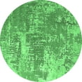 thumbnail image 1 of Ahgly Company Indoor Round Oriental Emerald Green Industrial Area Rugs, 8' Round, 1 of 4