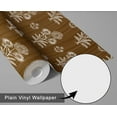 thumbnail image 4 of S4Sassy Peel & Stick Vinyl Wallpaper, Dahlia Print Wall Paper Contact Paper Waterproof - Green, 25"x360", Removable Asian Style Covering for in Bedrooms & Living Areas, Renter Space, Cabinet, 4 of 7