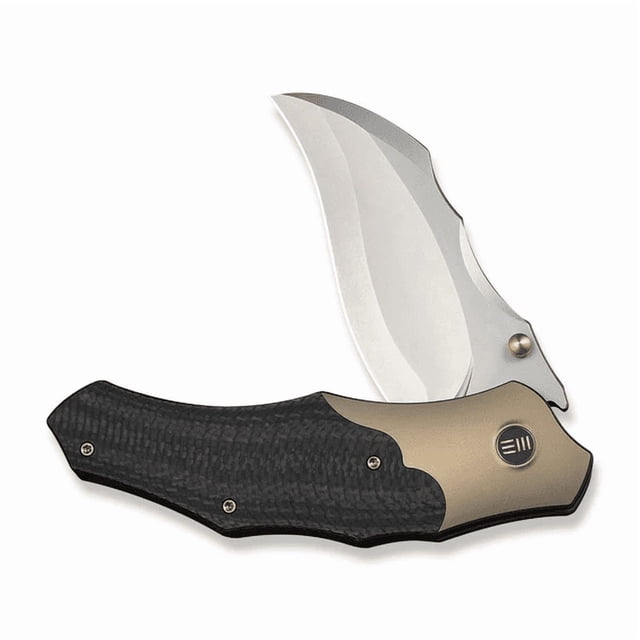 WE Knife Orc Boss 24042-2 Twill Carbon Fiber Titanium CPM 20CV Steel Knife Cuchillo
