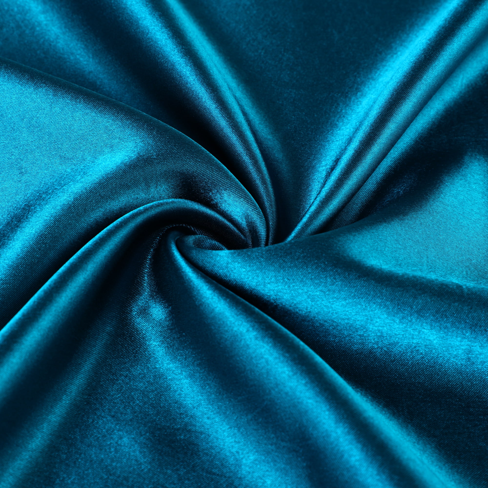 Unique Bargains 1 PC Satin Envelope Closure Body Pillowcases Peacock Blue 20"x72"