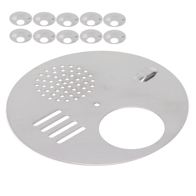 LAFGUR Porte Ronde en Forme de Ruche, 10 Pcs Porte Ronde en Acier Inoxydable Rotative pour Entrée en Quarantaine Reine Abeille/anti-Vol, Fournitures d'Apiculture