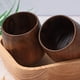 thumbnail image 5 of Paquete de tazas de té de madera, taza de té de madera maciza natural, tazas de té de madera, taza de café, taza de vino para beber té, café, vino, cerveza, bebidas calientes, 160 ml, 5 of 7