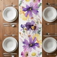 thumbnail image 6 of Wild Flowers Table Runner - 108 Inch Long, Kitchen Dining Table Runner Dresser Scarves, Farmhouse Country Floral Leaf Plant Farmhouse Decor for Coffee Tables Wedding Party Banquet, 6 of 8