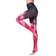 thumbnail image 4 of SLADYGLD Women High Waisted Tie-Dyed Gradient Printed Stirrup Leggings, 4 of 7