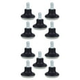 thumbnail image 1 of 10Pcs Glides Replacement Office Chair Wheels Stopper Office Chair Swivel Caster Wheels, 2 Inch Stool Glides, 1 of 10