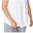 thumbnail image 3 of Trendy Plus Size Active Training Tank Top White 16W, 3 of 3