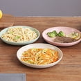 thumbnail image 3 of Reusable Fiber Dessert Tableware, Microwave Safe Stoneware Dinnerware Set For Elegant Dining, Non-Toxic Easy Clean Dishes Green 20CM (6 Packs), 3 of 5