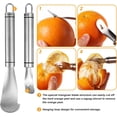 thumbnail image 4 of Pelador de naranjas y pomelos, herramienta de acero inoxidable para pelar naranjas, pelador de cítricos, mango largo, pelador de naranjas y pomelos, 4 of 4