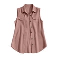thumbnail image 6 of Livrdious Fall Cardigan for Women Sleeveless Open Front Cardigan Vest Casual Button Down Waffle Knit Coat, S-XXL, 6 of 8