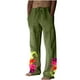thumbnail image 2 of Pantalones largos de verano para hombre, de algodón y lino, con pierna ancha, estampados, con cordones, para deportes y vacaciones, 2 of 7