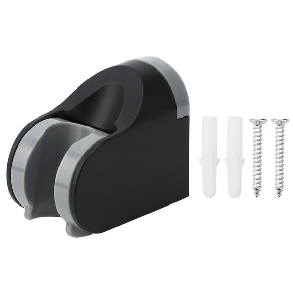 Xirurus Adjustable Handheld Shower Head Holder Base Support Bracket – ABS Black Gloss, Easy Install, Durable, Fits Hand Shower & Bidet Sprayer